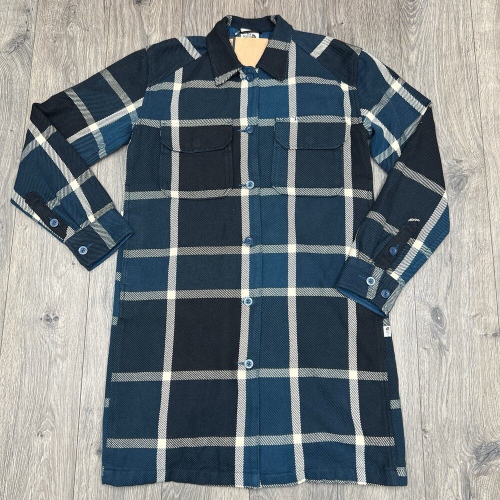 The North Face Valley Twill Utility Coat Size XS Womens Midnight Petrol Blue